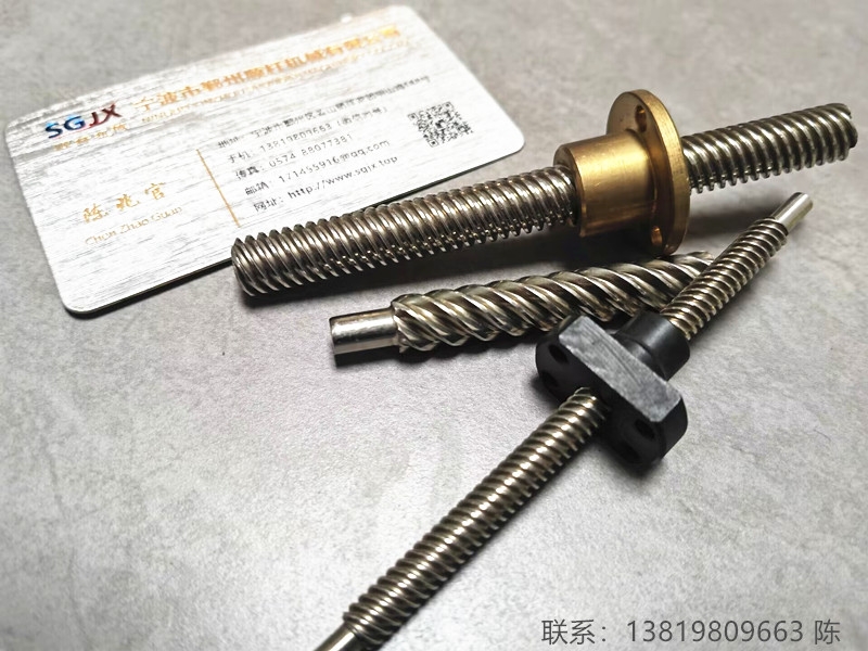 生產加工梯（tī）形絲杆直徑（jìng）T64頭 T85頭 T105頭 多頭絲杠及銅（tóng）POM螺母