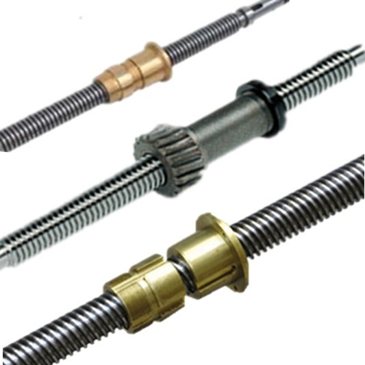 縫紉機配件梯形絲杆螺（luó）母光軸調質光杆（gǎn）