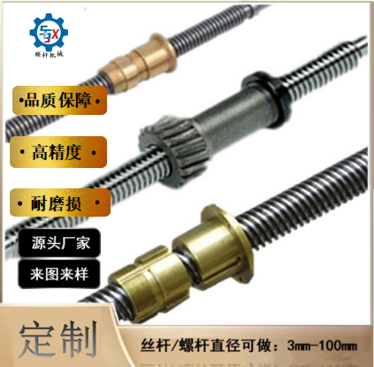 承接生（shēng）產 多頭不鏽鋼（gāng）非標螺杆梯（tī）形絲杆（gǎn） 及配套螺母光軸