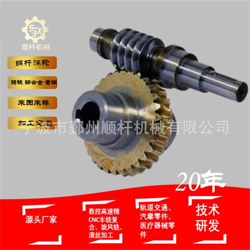 承接 多头蜗杆 大模数小模（mó）蜗杆 蜗杆蜗轮成套（tào）生产